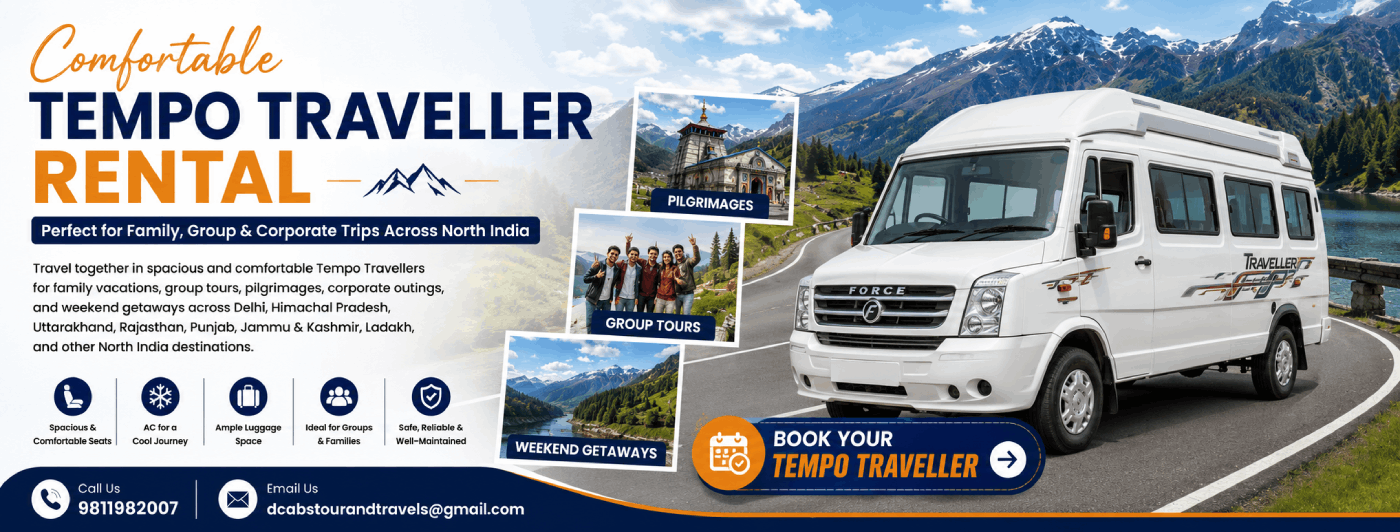 Tempo Traveller Rental in North India