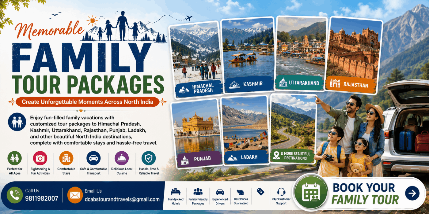 Family Tour Packages in North India