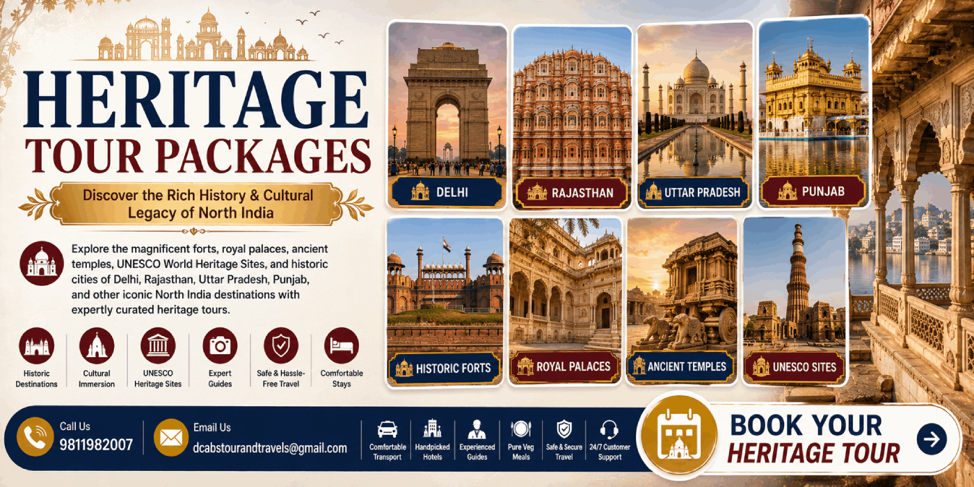 Heritage Tour Packages in North India