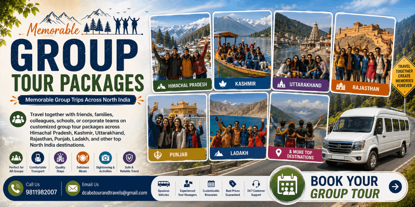 Group Tour Packages in North India