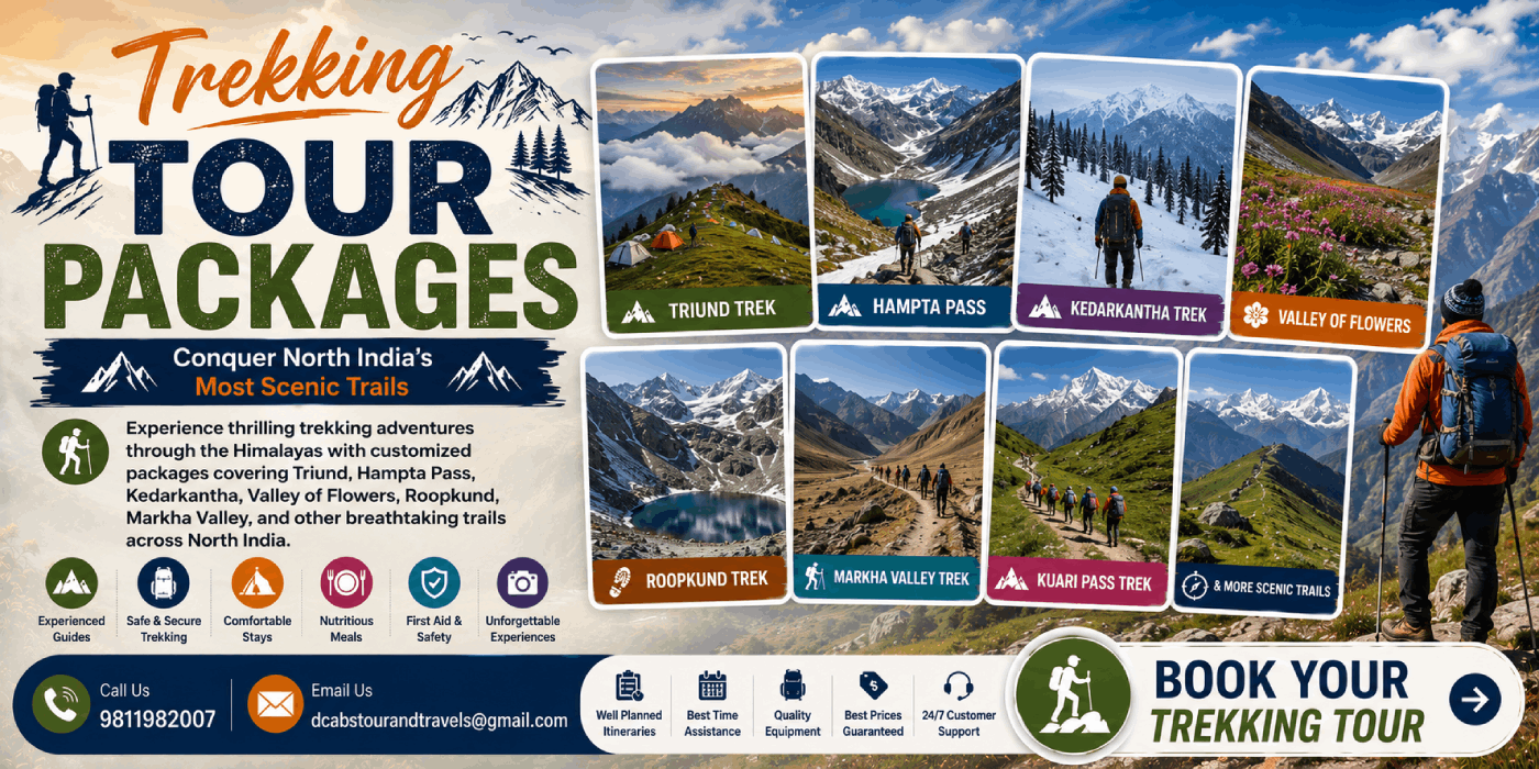 Trekking Tour Packages in North India