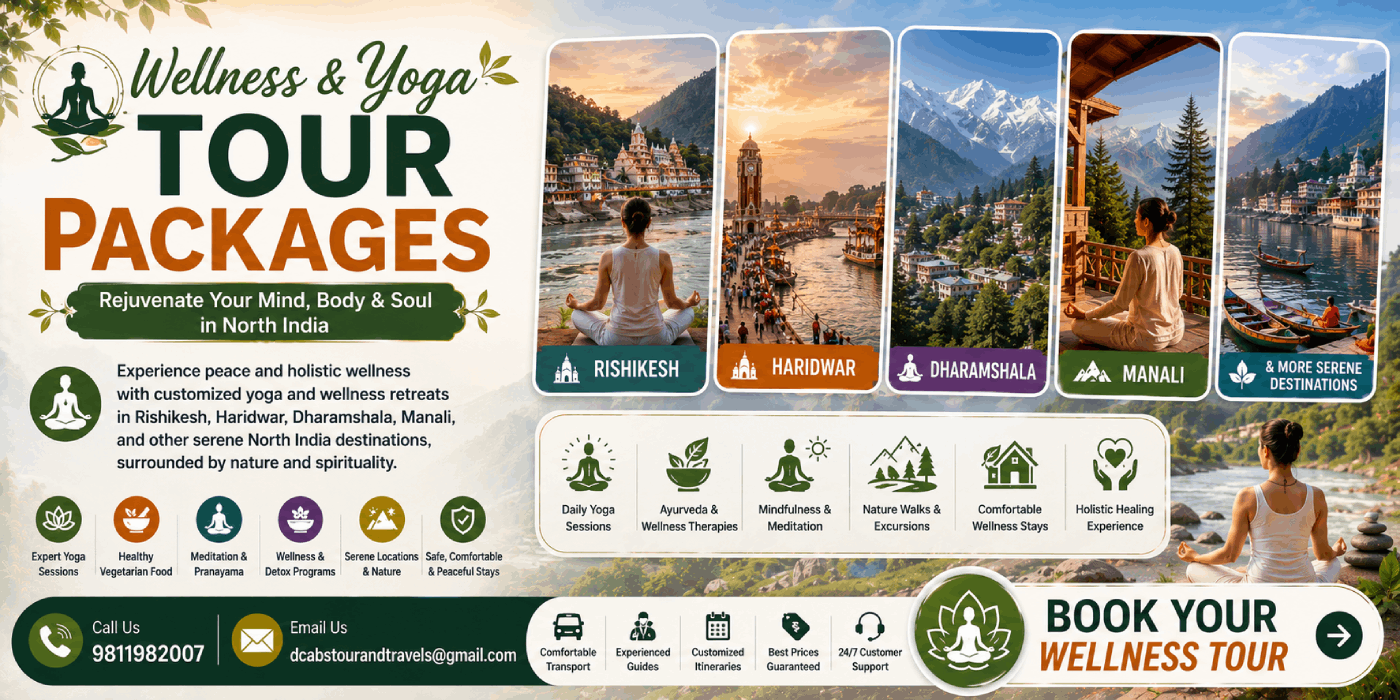 Wellness & Yoga Tour Packages in North India