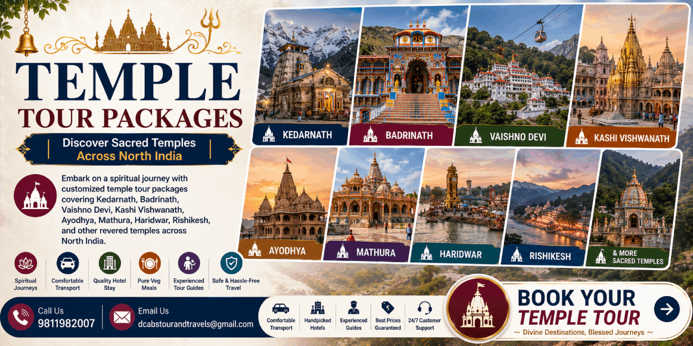 Temple Tour Packages in North India