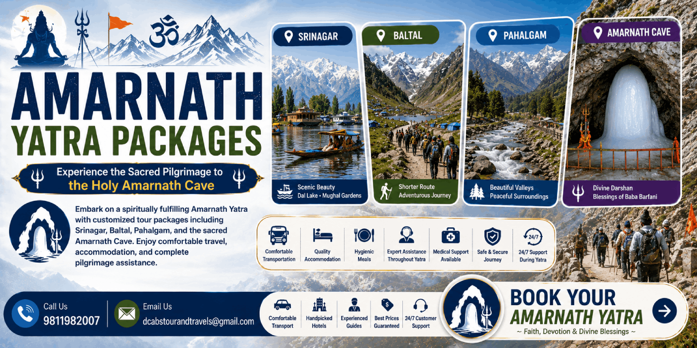 Amarnath Yatra Packages